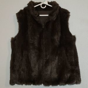 Cato‎ Faux Fur Reversible Vest Size 22/24W